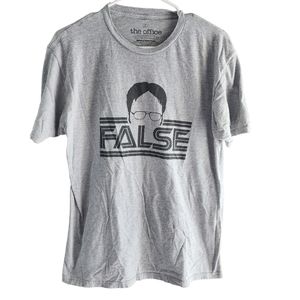 The Office Men's Gray Dwight False Tshirt Size Large C8